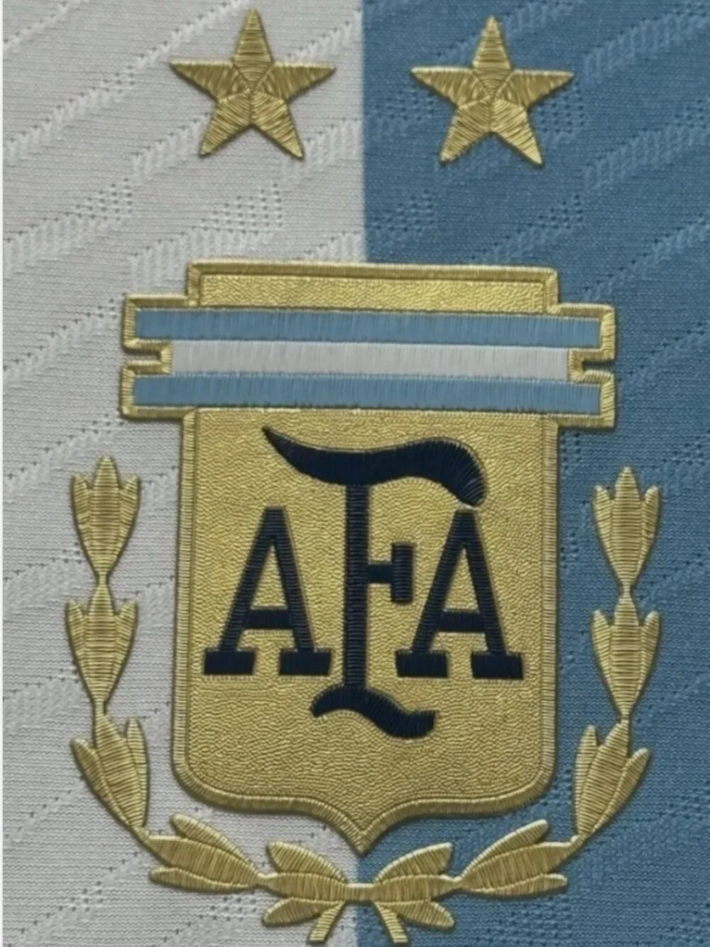 Authentic 2022 Messi Home Jersey World Cup Champs Argentina 2 Stars HF2158 XXL